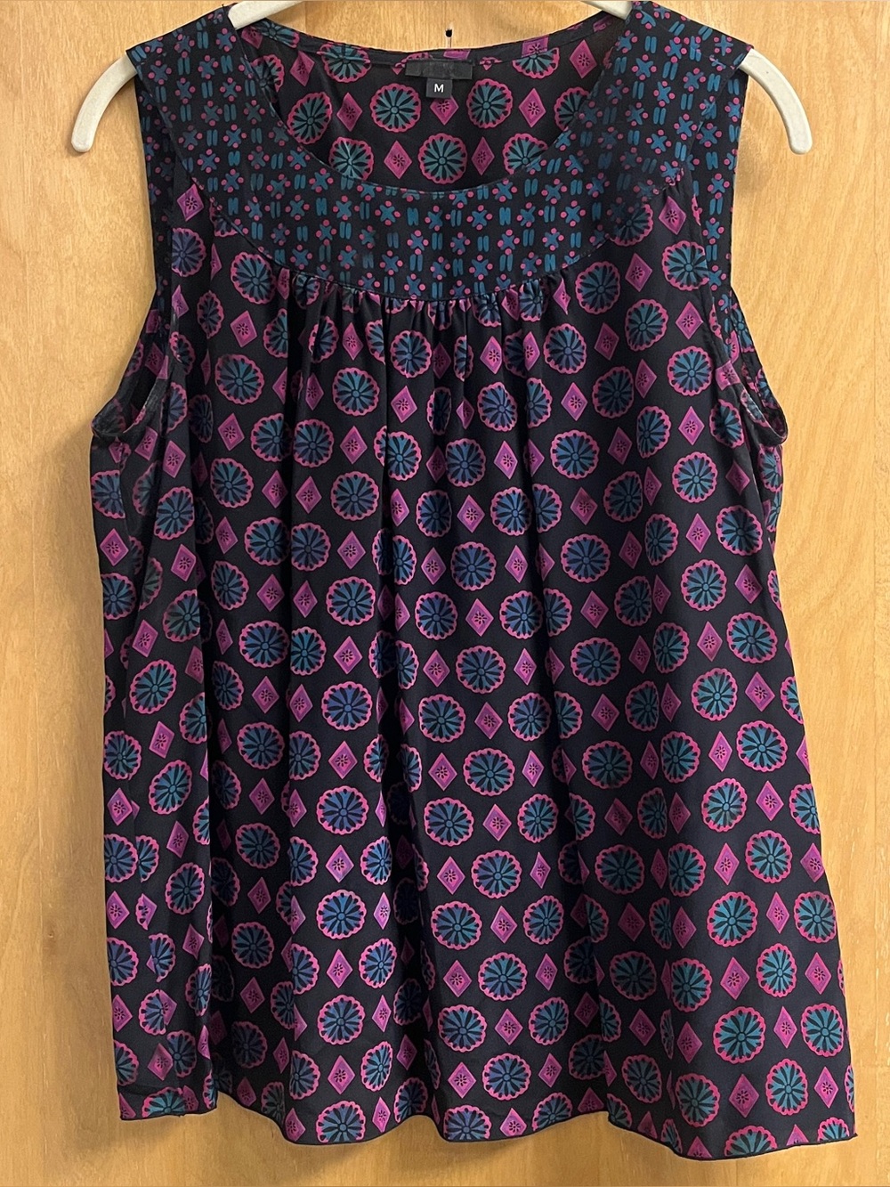 Anna Sui SILK Print Blouse
